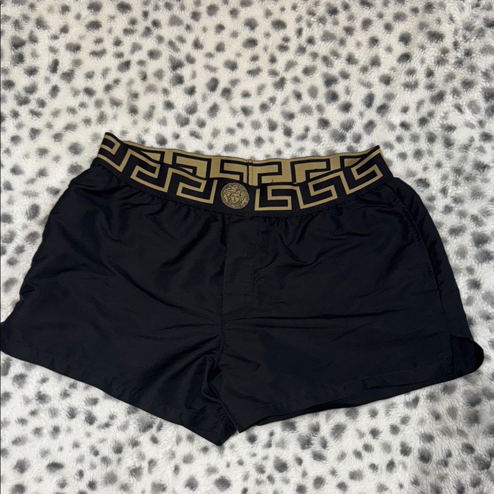 Versace GRECA BORDER SWIM SHORTS